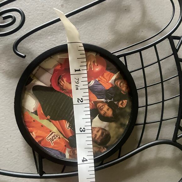 Baseball Glove Metal Photo Frame - Holds 4x4 Picture - Picture 7 of 8